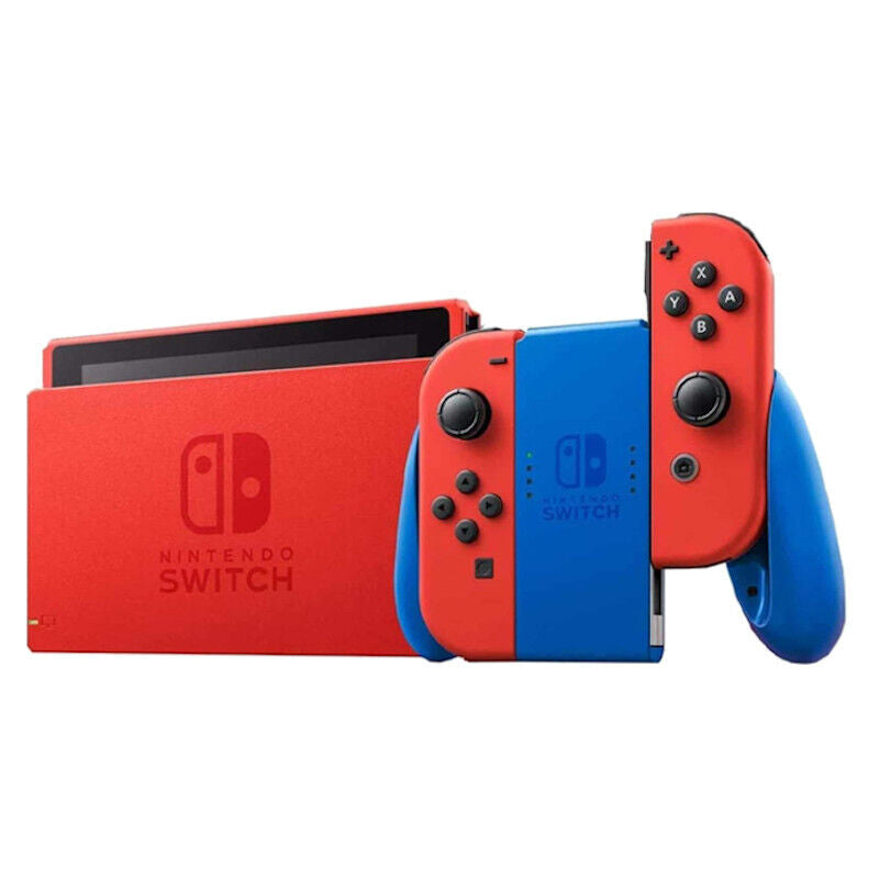 NINTENDO SWITCH CONSOLE MARIO RED & BLUE EDITION