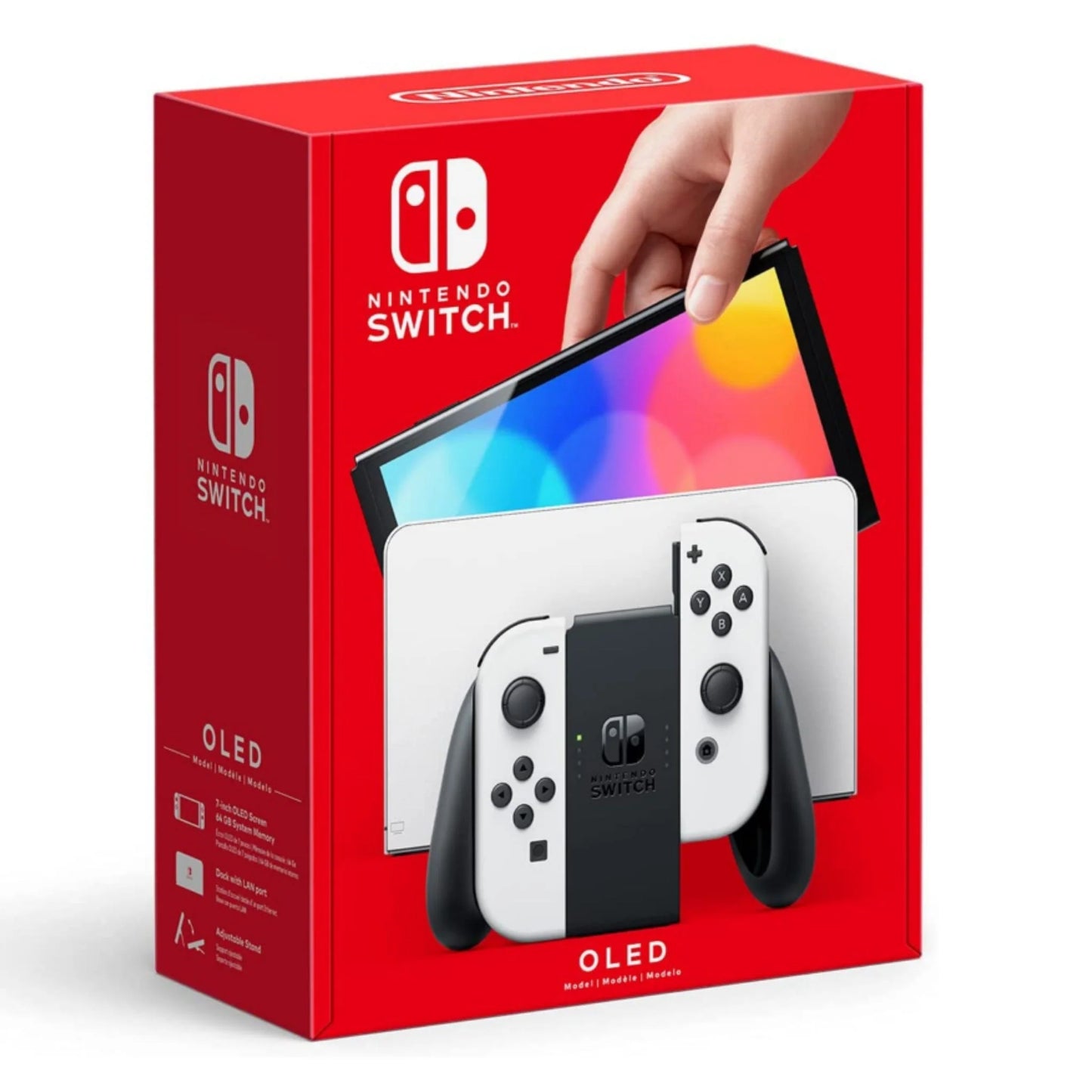 NINTENDO SWITCH OLED BLACK & WHITE CONSOLE